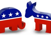 Republican Elephant and Democratic Donkey